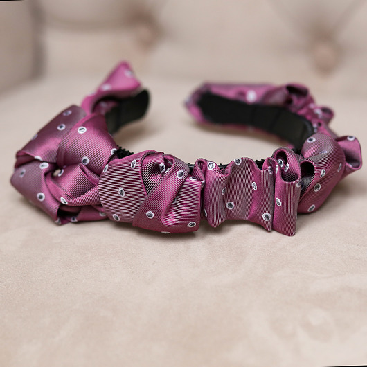 Jedwabna opaska Violetta KOSA Accessories