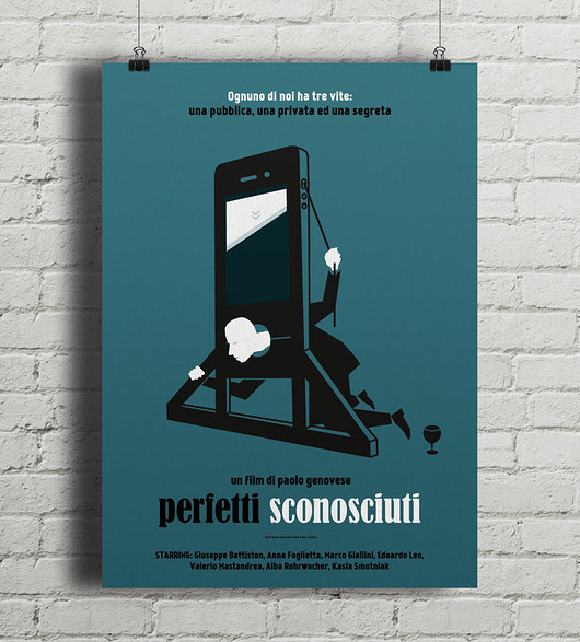 Plakat Dobrze się kłamie w miłym towarzystwie  minimalmill