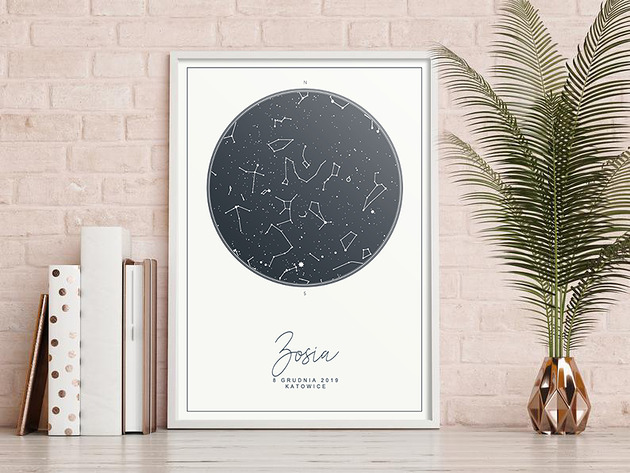 Plakat MAPA NIEBA muybien