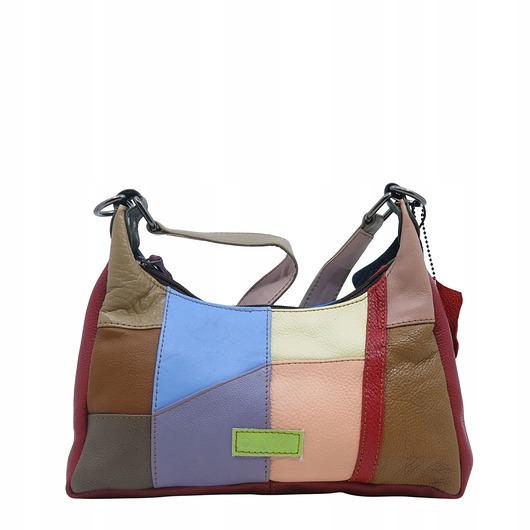 torby na ramię Torebka damska na ramię kolorowa skórzana wygodna zero waste OLIVKA