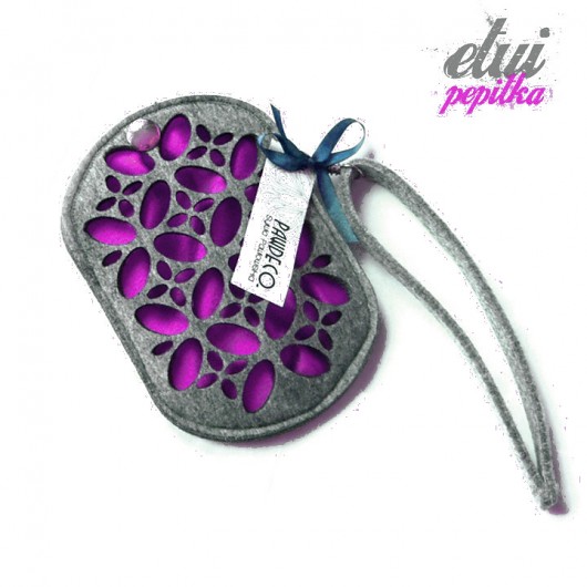 pepitka na telefon fiolet PAWDECO