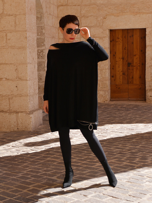 NEW TUNIKA ZZ Black momo fashion