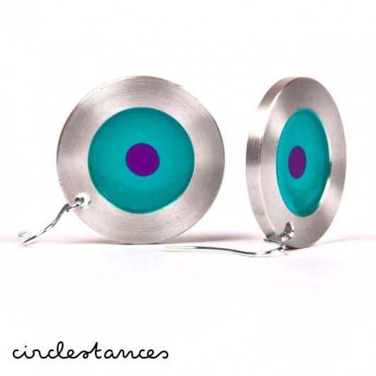 turquoise eye | kolczyki CIRCLESTANCES