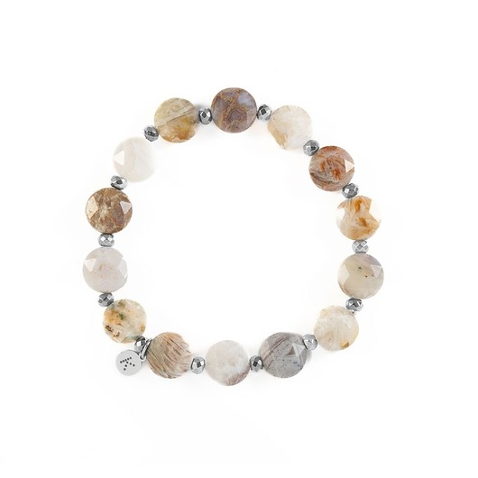 bransoletki z kamieni naturalnych Bransoletka z kamieniem wewnętrznej przemiany - Wersja Srebra