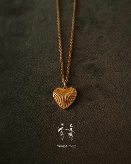 złote naszyjniki Łańcuszek z sercem