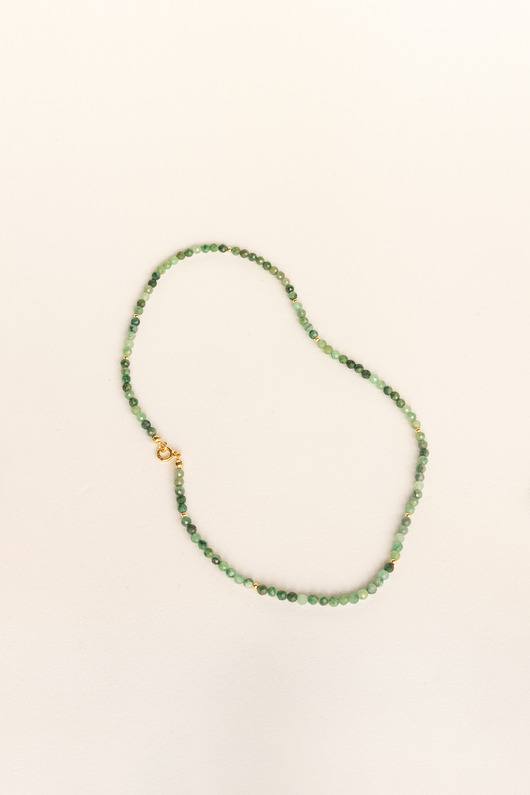 złote naszyjniki SZMARAGD pozłacane srebro / naszyjnik