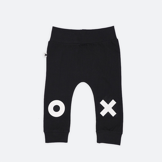 spodnie dla niemowlaka BABY BAGGY BLACK 0-3 M
