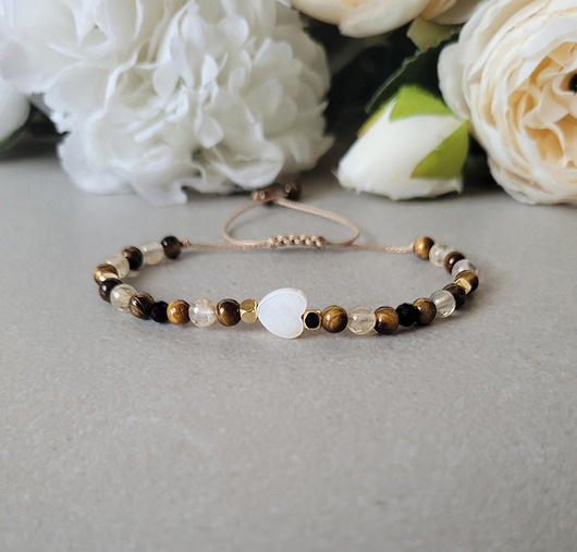 bransoletki z kamieni naturalnych LEW- z Turmalinem Zodiakalna bransoletka