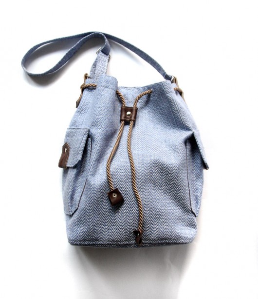 torba - blue&grey&chocolate- elfagado