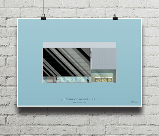 MoMA New York - plakat A2 minimalmill