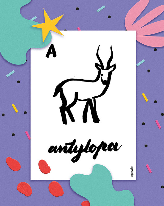 A jak Antylopa DUŻY PLAKAT DO POBRANIA suprunka
