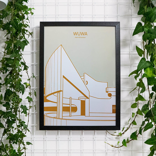 Plakat osiedle WuWA 31 Dom hotelowy - sitodruk Pracownia Witryna