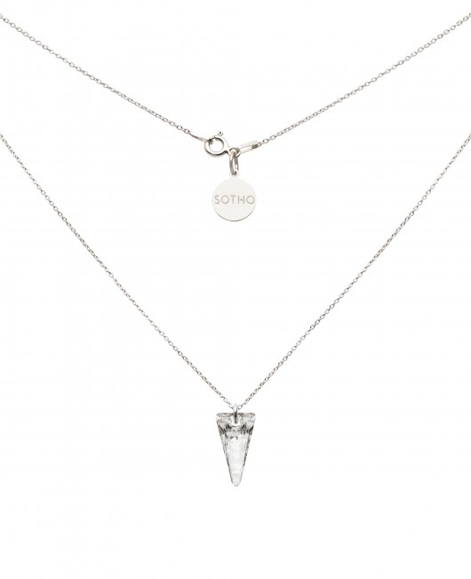 Srebrny naszyjnik Spike kryształ SWAROVSKI® ELEMENTS HIT SOTHO