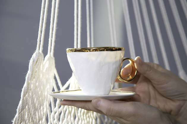 filiżanki Tancerka - porcelanowa filiżanka 220 ml z talerzykiem