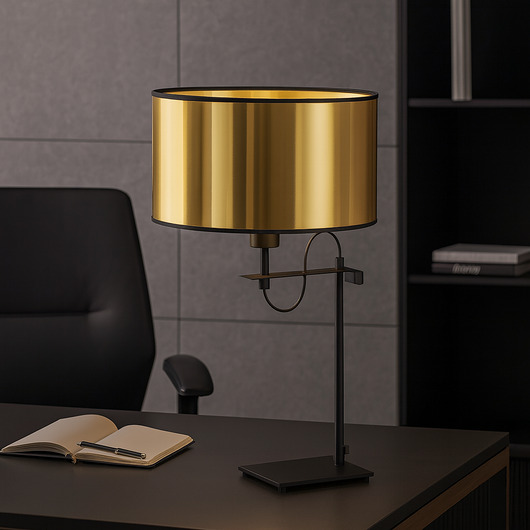 lampy stołowe Designerska lampka biurkowa w stylu loft ALASKA MIRROR