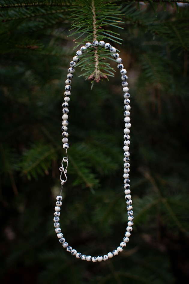 chokery Naszyjnik choker Dalmatyńczyk