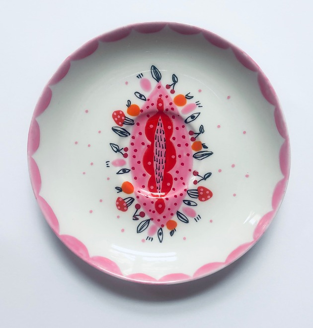 Ozdoby na ścianę Ci- Talerzyk naścienny