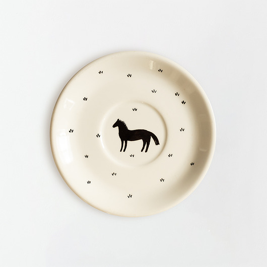 Ozdoby na ścianę Talerz na ścianę - konik