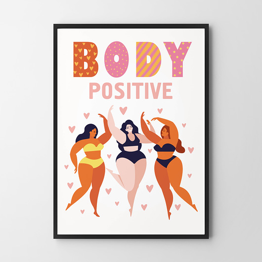 plakaty Plakat Body positive