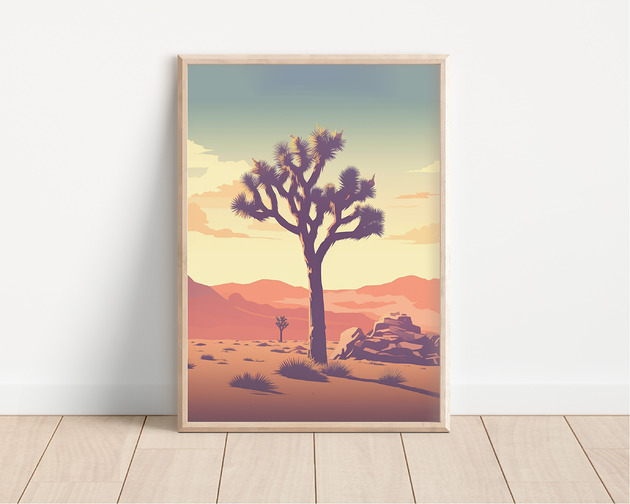 plakaty Plakat park narodowy Joshua Tree
