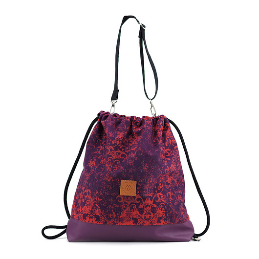 Plecak/torba worek Mili Funny Bag - fioletowa Militu