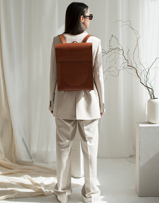 plecaki Kula - skórzany plecak na laptop