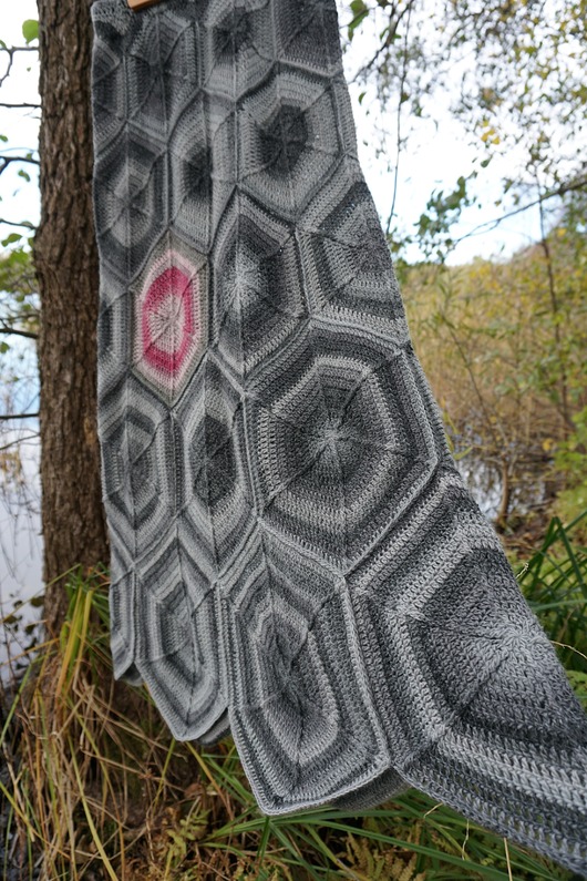 spódnice maxi Długa szydełkowana spódnica wełniana, wielokolorowa, ręcznie robiona