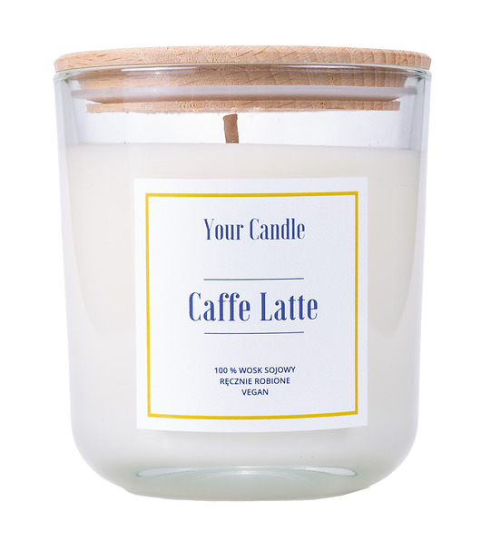 świece zapachowe ŚWIECA SOJOWA CAFFE LATTE 210ml- Your Candle