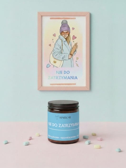 świeczniki i świece Świeca zapachowa NIE DO ZATRZYMANIA 250 ML