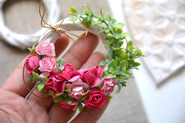 Mini wianek Wooden Love