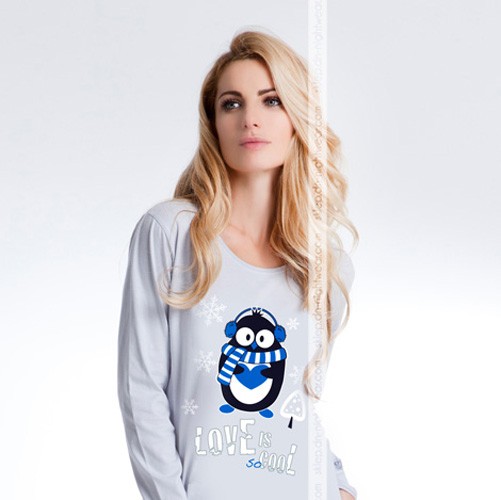 Piżama 4101 Pingwin DN nightwear