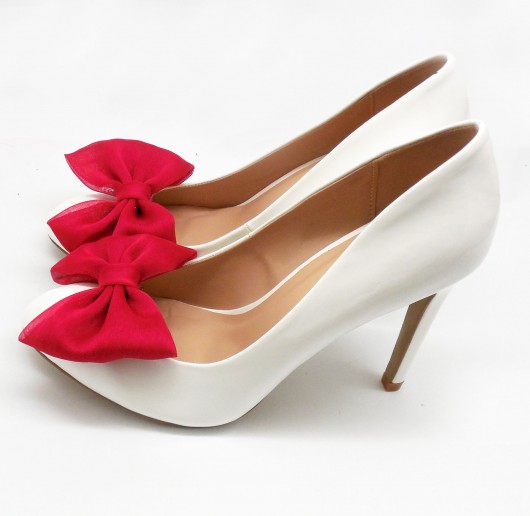 Klipsy do butów Coquet-  Red Bow Coquet