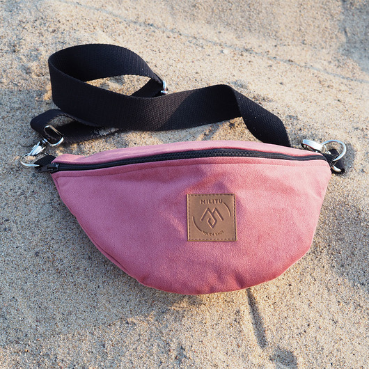 Nerka / torebka Mili Belt Bag L - pudrowy róż Militu