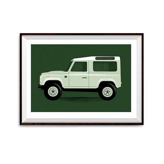 grafiki i ilustracje Land Rover Defender