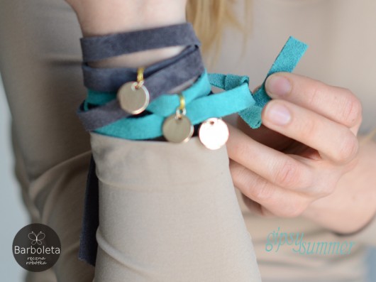 Gipsy summer IV grey + gold barboleta