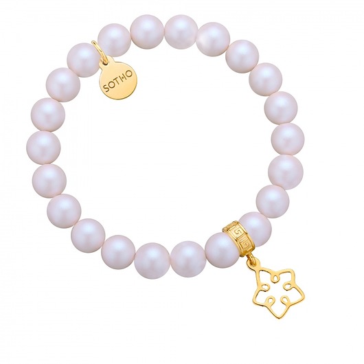 Perłowa bransoletka z pereł kryształ SWAROVSKI® CRYSTAL SOTHO