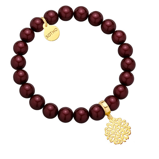 Bransoletka z pereł SWAROVSKI® CRYSTAL gałązka SOTHO