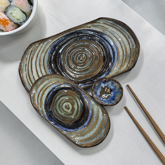 patery i talerze Zestaw do sushi