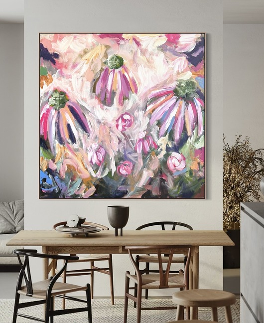 obrazy Obraz abstrakcyjny 100x100 cm