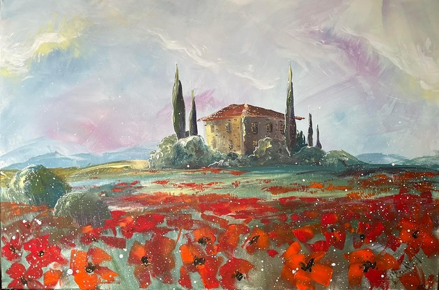 obrazy Toskania, Val d'Orcia