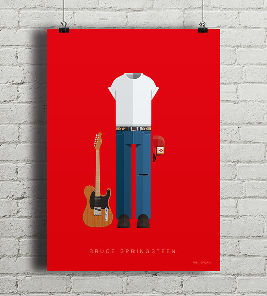 Plakat Bruce Springsteen  minimalmill