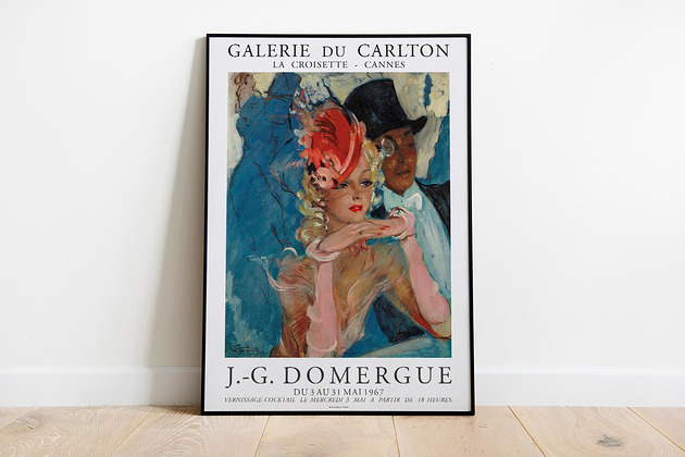 plakaty Jean Gabriel Domergue  - Exhibition Poster