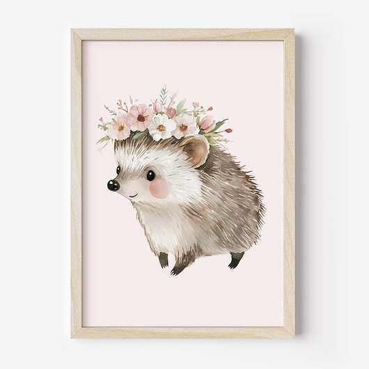 obrazy i plakaty do pokoju dziecięcego Kolekcja leśne zwierzęta nr 7  Plakaty Na Ścianę Dla Dzieci