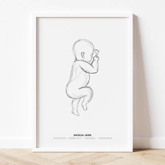 Plakat Personalizowany - Metryczka P455 TamTamTu