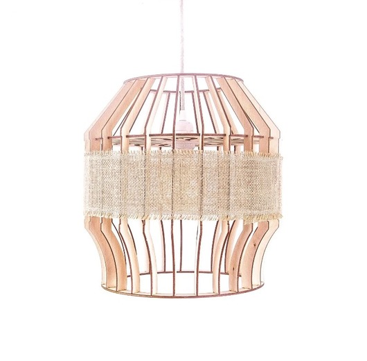 lampy wiszące Nowoczesna drewniana lampa do pokoju