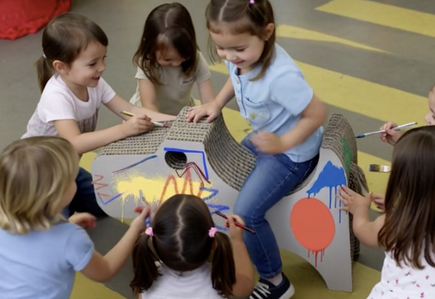 gry edukacyjne dla dzieci Doggy biały tekton dla starszych maluchów