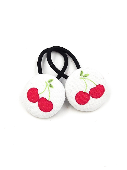 ozdoby do włosów dla dzieci Gumeczki do włosów w wisienki Sweet Cherry