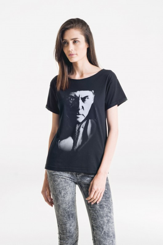 WITKACY PORTRAIT - Oversize T-shirt CZARNY GAU great as You