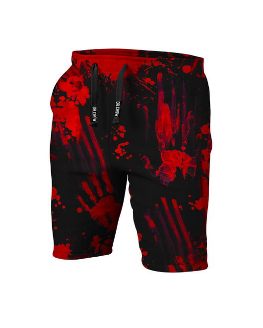 shorty dla dziewczynki Krótkie Spodenki Girl DR.CROW Zombie Black