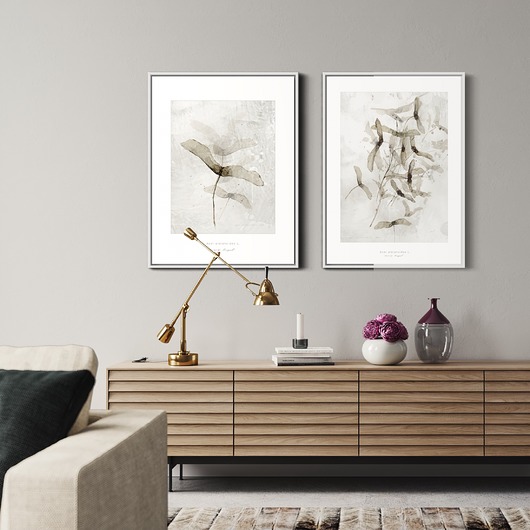 grafiki i ilustracje Klon Acer planetoids L. -zestaw -  { 50x70 cm }